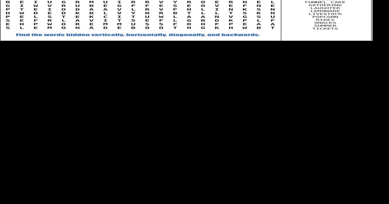Puzzle Page | Other Puzzles | themountainmail.com