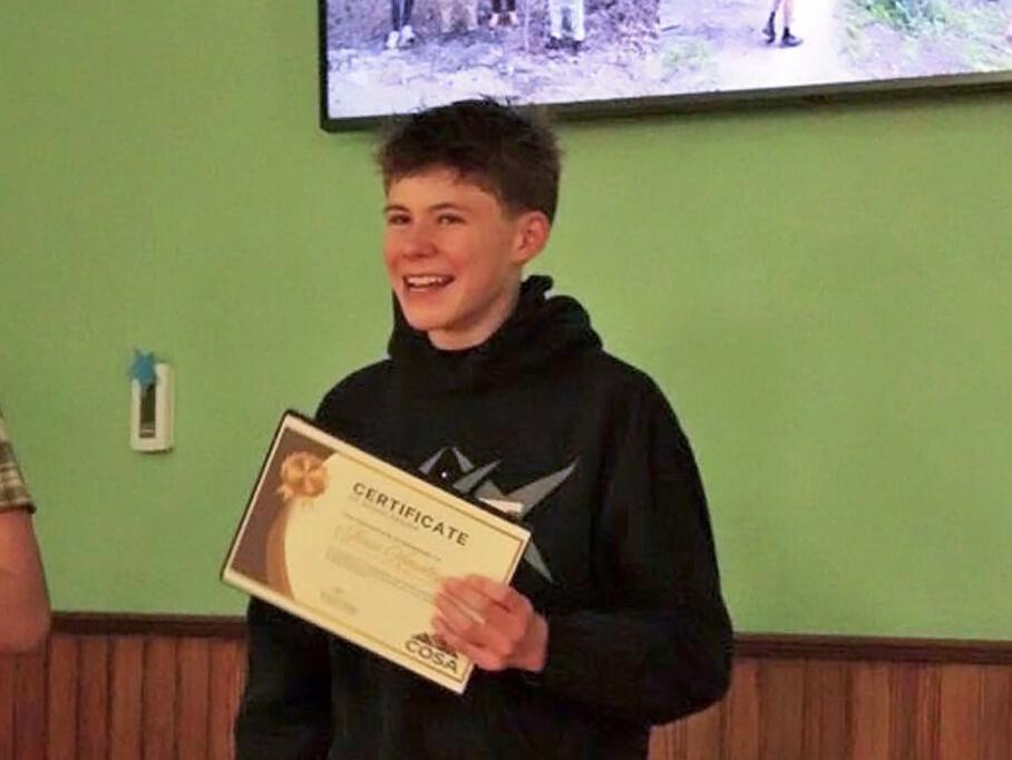 Hawley awarded Chaffee Outdoor Service Association scholarship