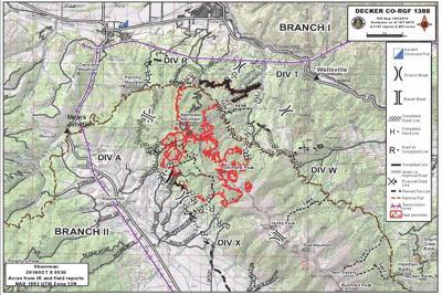 Decker Fire Map
