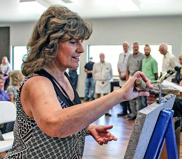 Poncha Springs sets cornerstone, opens time capsule Free Content