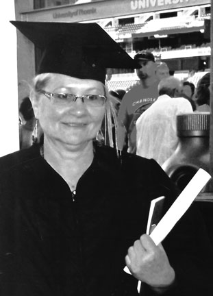 Dianne Walker graduates