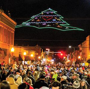 Lighting of Christmas Mountain USA