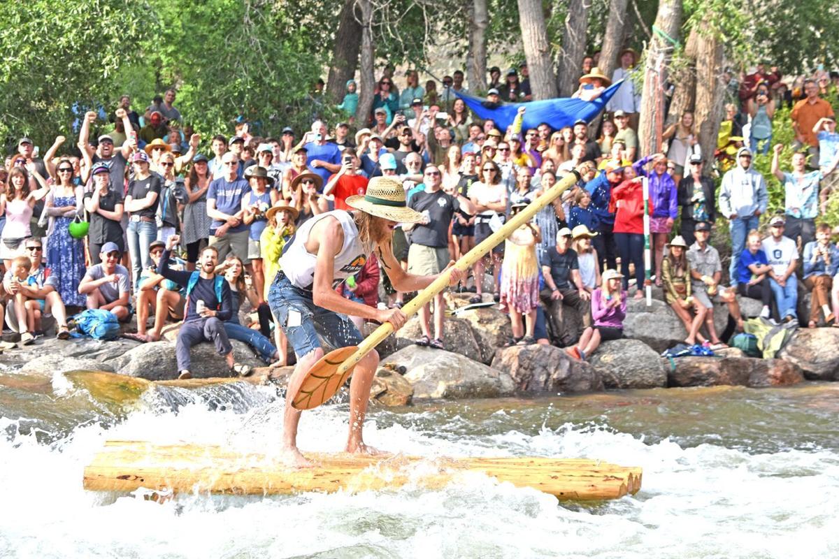 A man and his raft