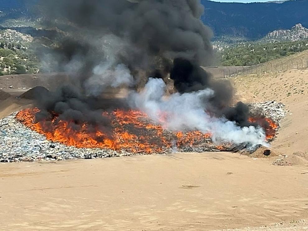 County Landfill catches fire, cause unknown