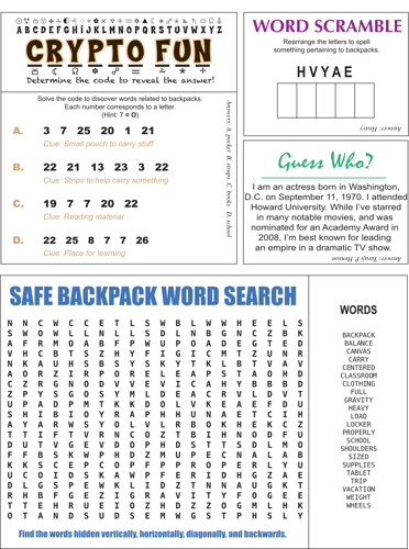 Puzzle Page | Other Puzzles | themountainmail.com