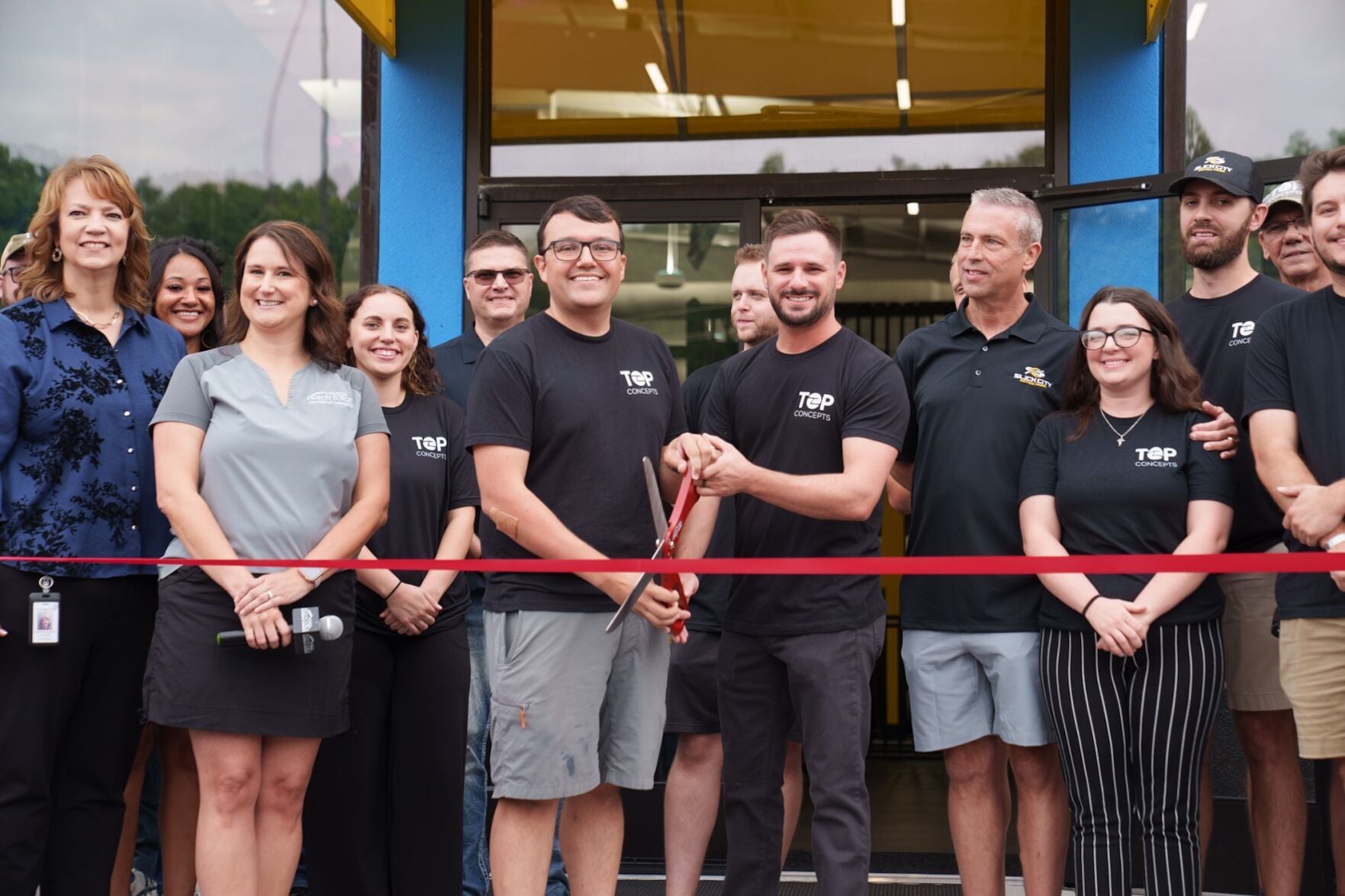 Slick City Action Park ribbon cutting