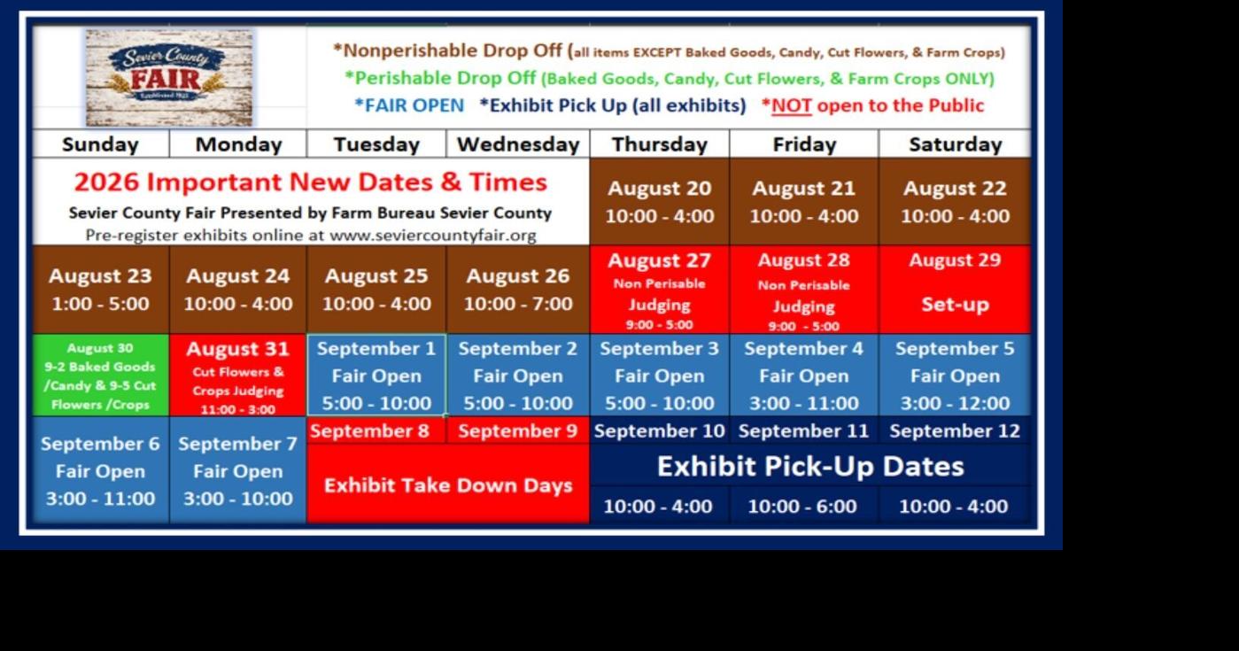 Sevier County Fair days a time of community, family By CINDY SIMPSON Editor Aug 18, 2026 2 hrs ago