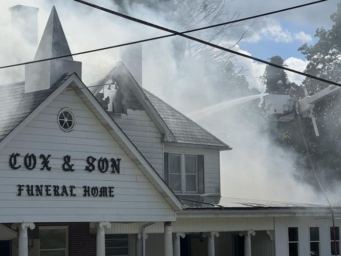 Cox & Son Funeral Home suffers damage in fire Lafollette