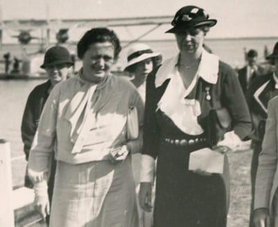 Mrs. Roosevelt Shopping for Christmas at a Department Store