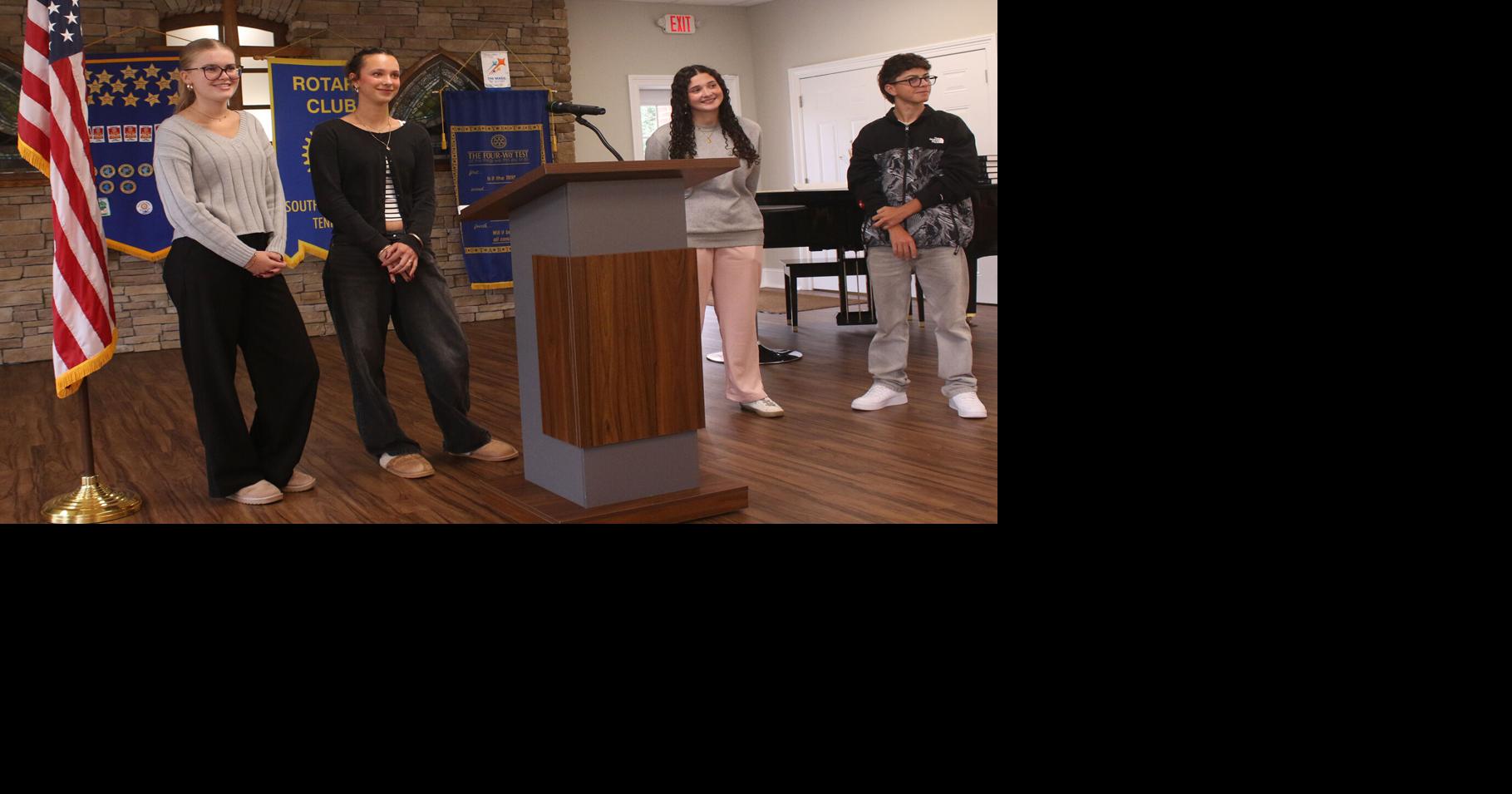 Rotary club hears from CCHS exchange students