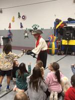 Pirates visit Midtown Elementary School