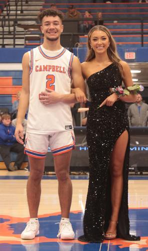 Senior Molly Fields with Devon Jones.