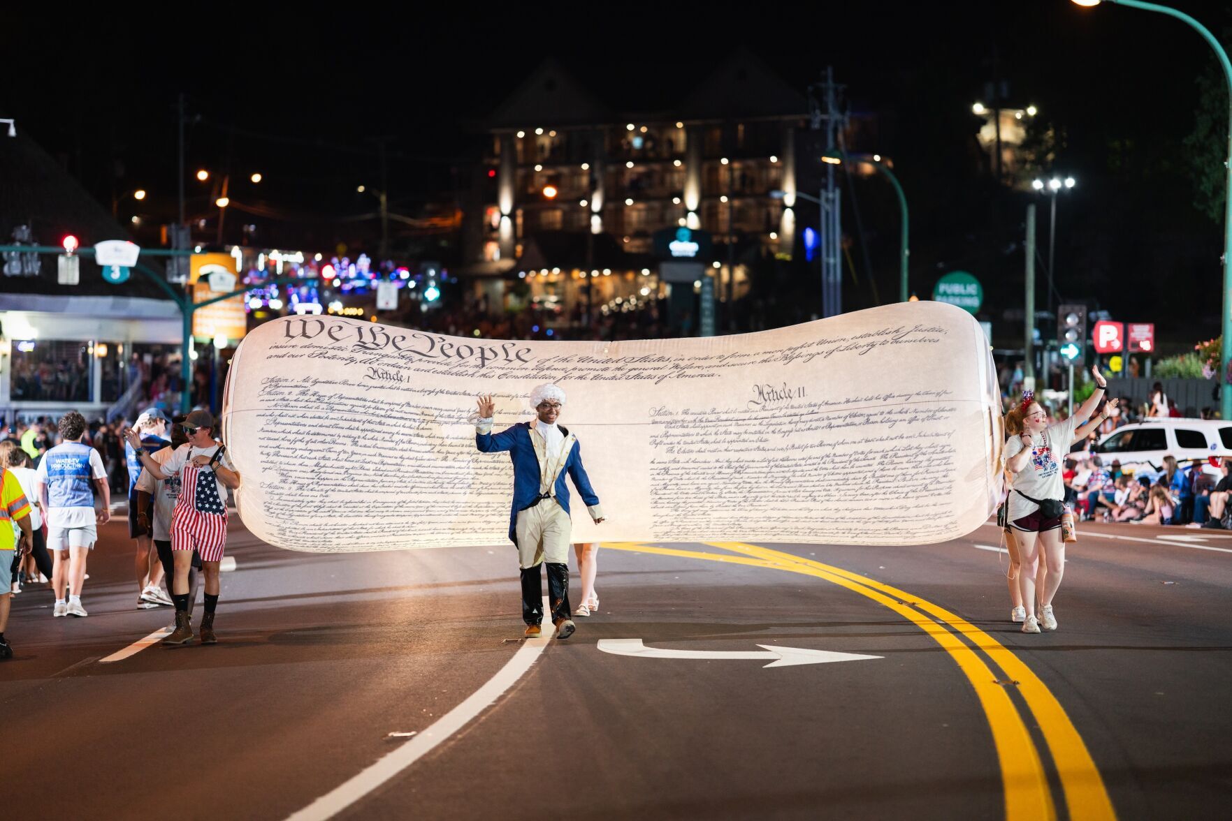 Gatlinburg's annual Fourth of July Midnight Parade receives