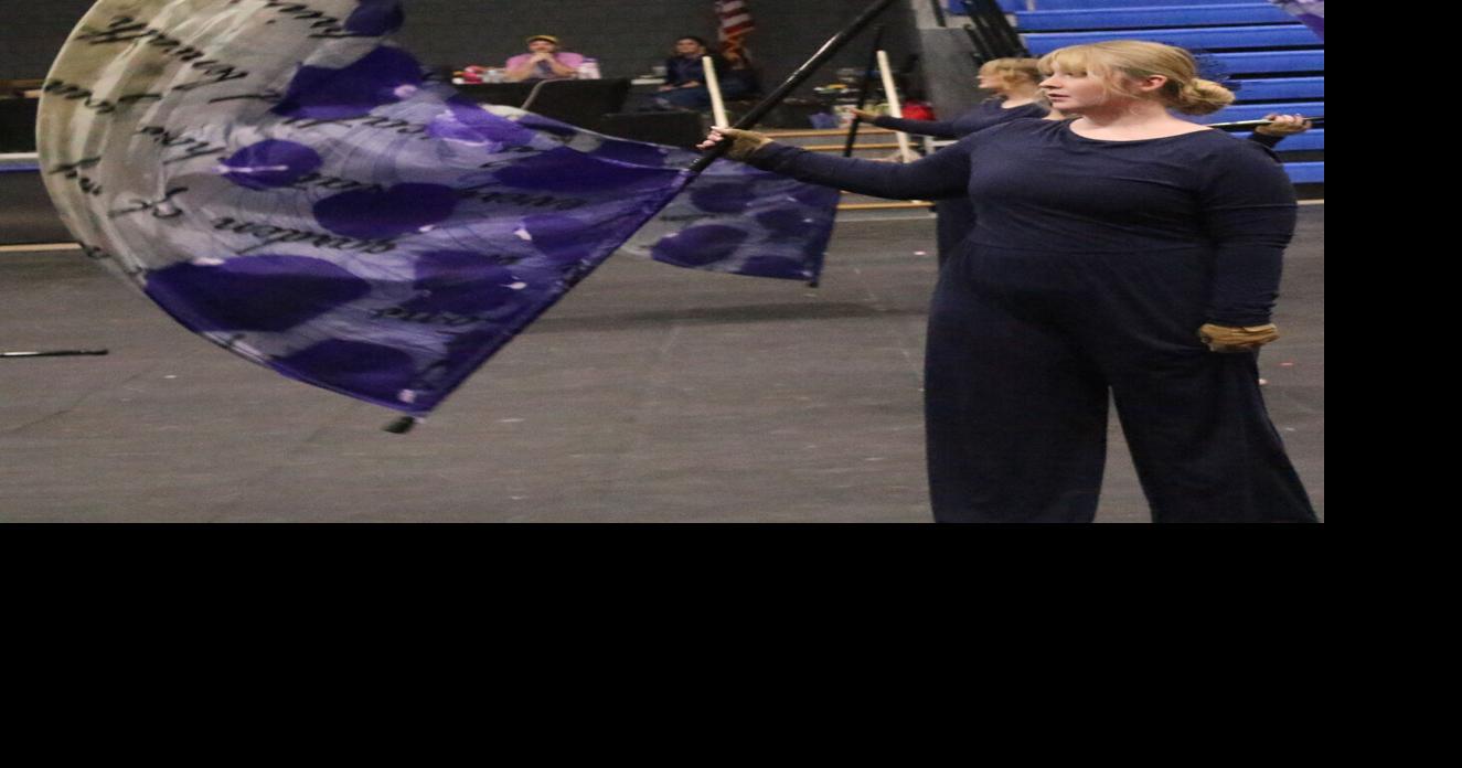 The Campbell County High School Winter Guard performed during an East Tennessee Performing Arts Association competition at Roane State Community College in Harriman on Feb. 28.