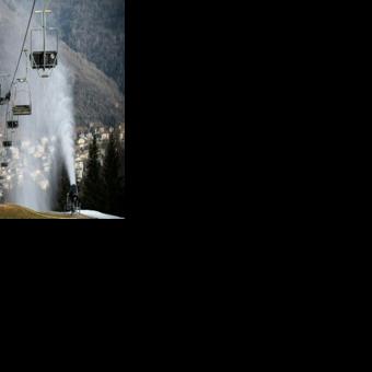 Winter Olympics: high in the Alps, artificial snow will still play role