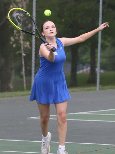 The Campbell County tennis team was in action against Anderson County on April 17.