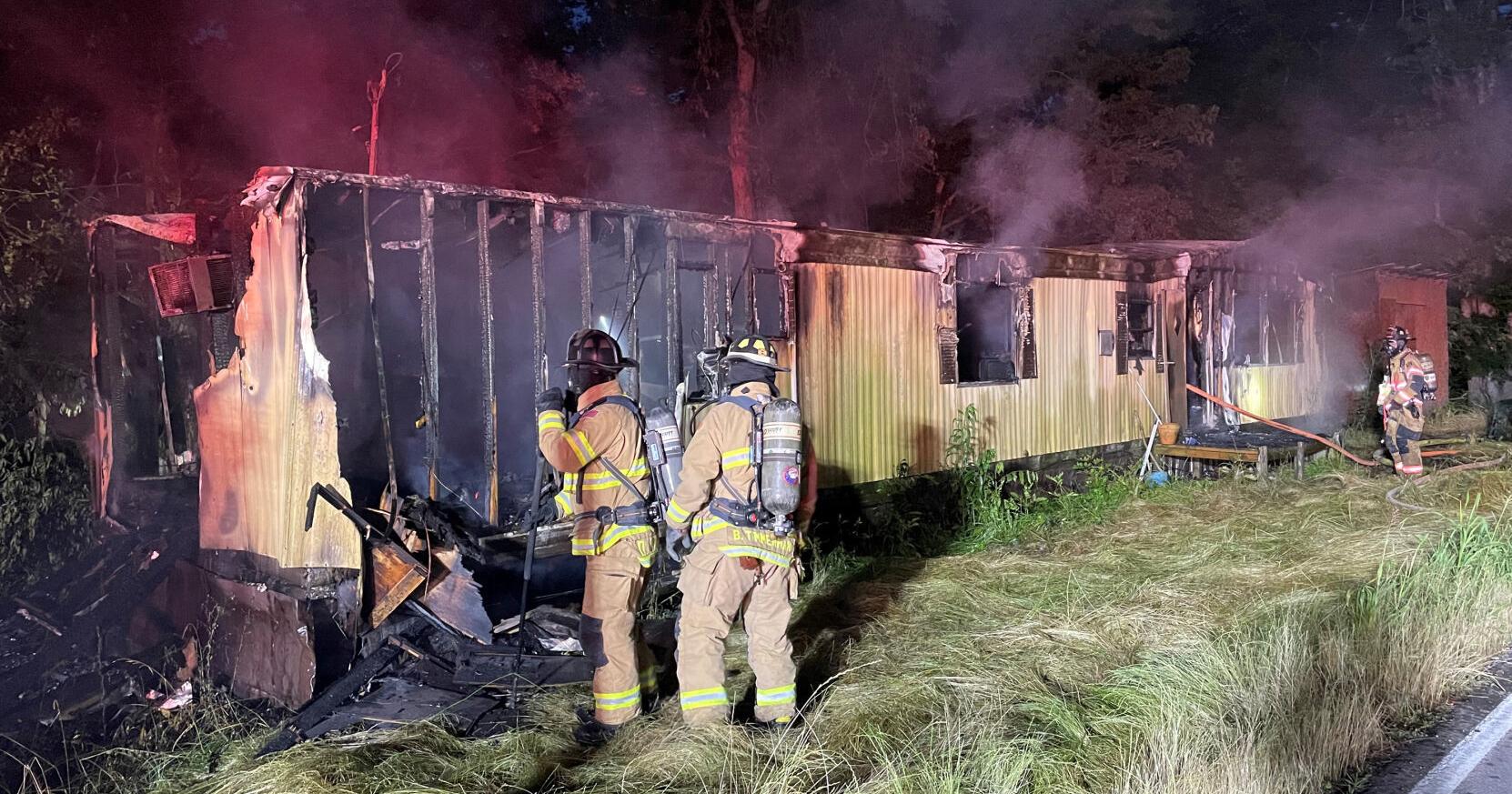 FIrefighters respond to trailer fire on New Era - Vimarsana News