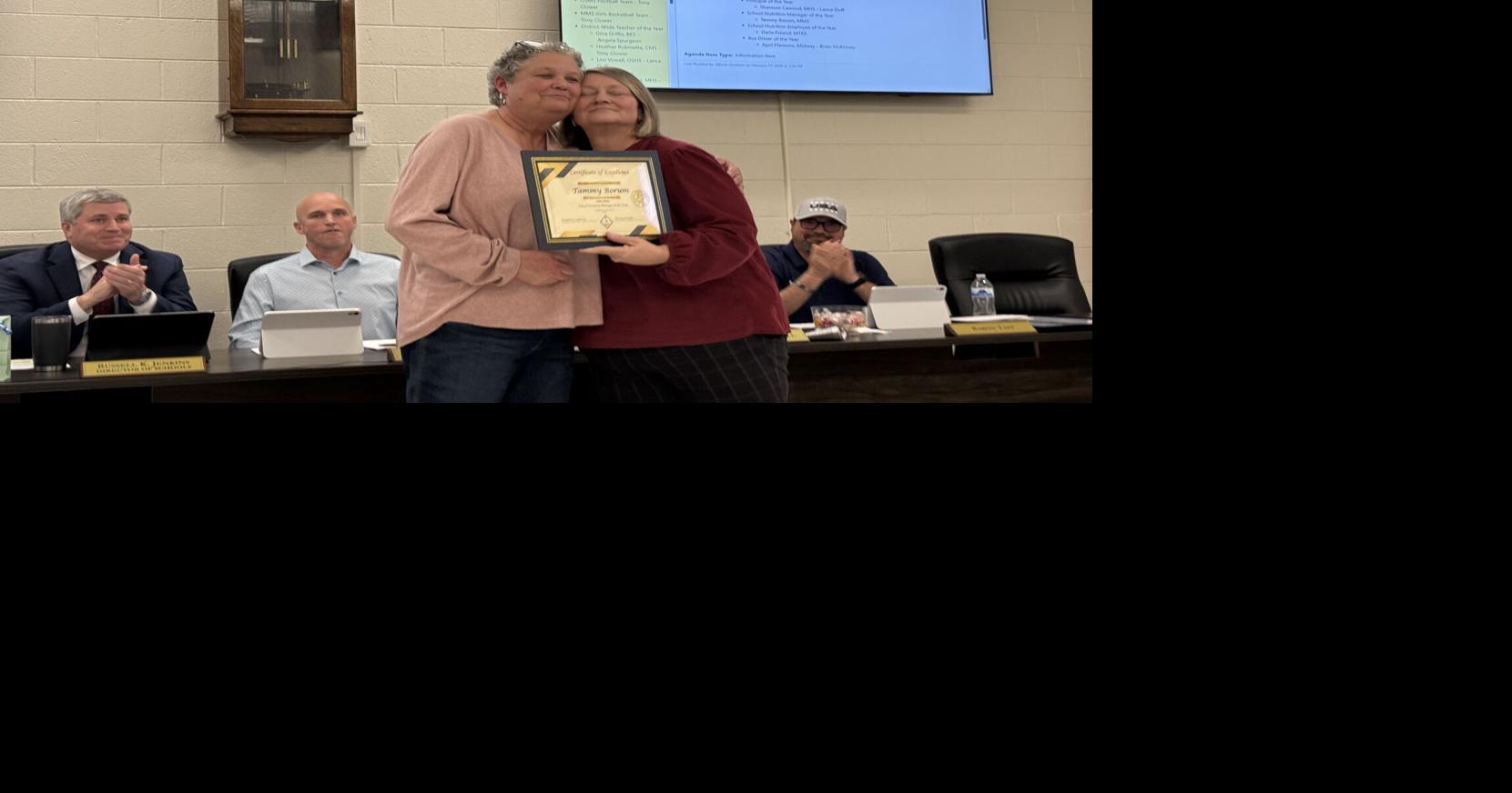 School board recognizes transportation, nutrition employees