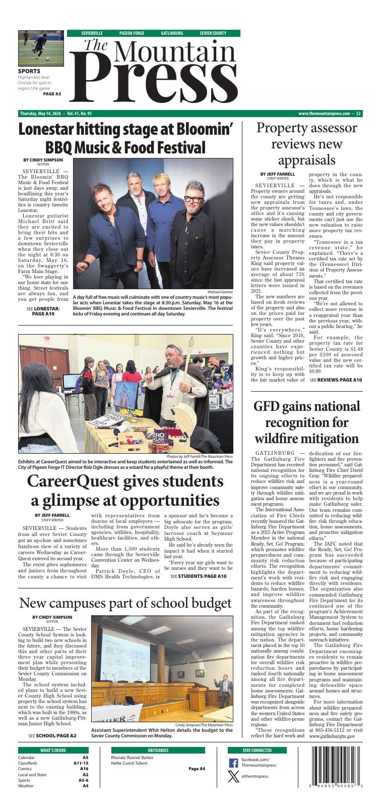 Page A1 | e-Edition | themountainpress.com