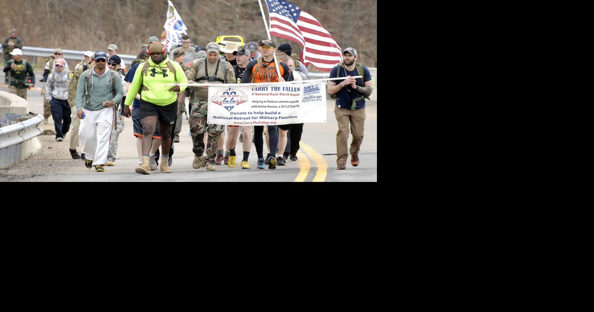 Men, women participate in ruck march | Local News | thenewsenterprise.com