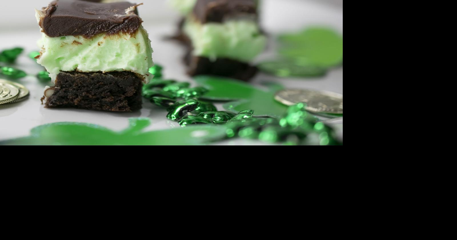 Three-layer Mint Brownies pop with color and flavor | Taste ...