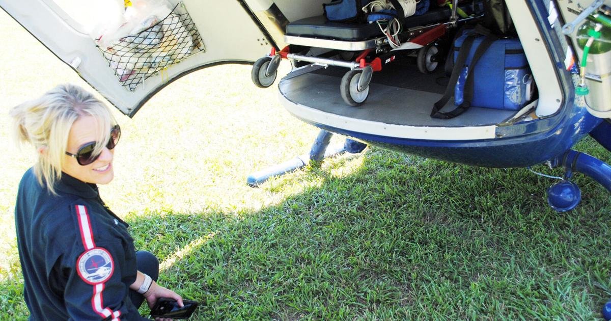 Angela Isbester Man saved by medical helicopter service meets flight crew | Local News ...
