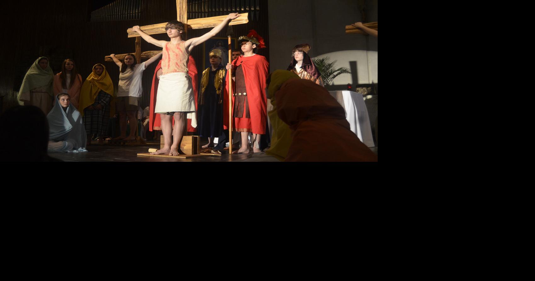 St. James eighth-graders perform annual Passion play | Education |  thenewsenterprise.com