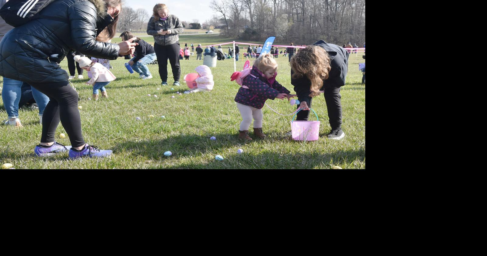 Cold, inspiring fun at Community Easter Egg Hunt | Local News ...