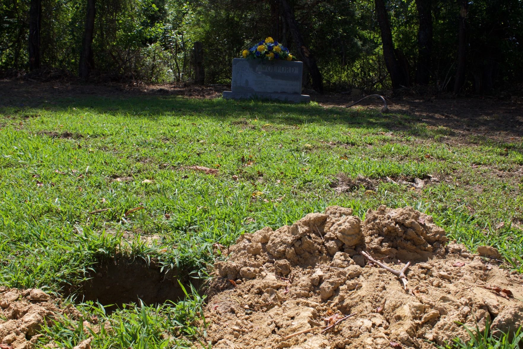 Wife s grave disturbed urn removed Crime And Courts