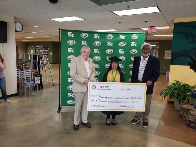 Radcliff Rotary Club members present scholarships Neighbors