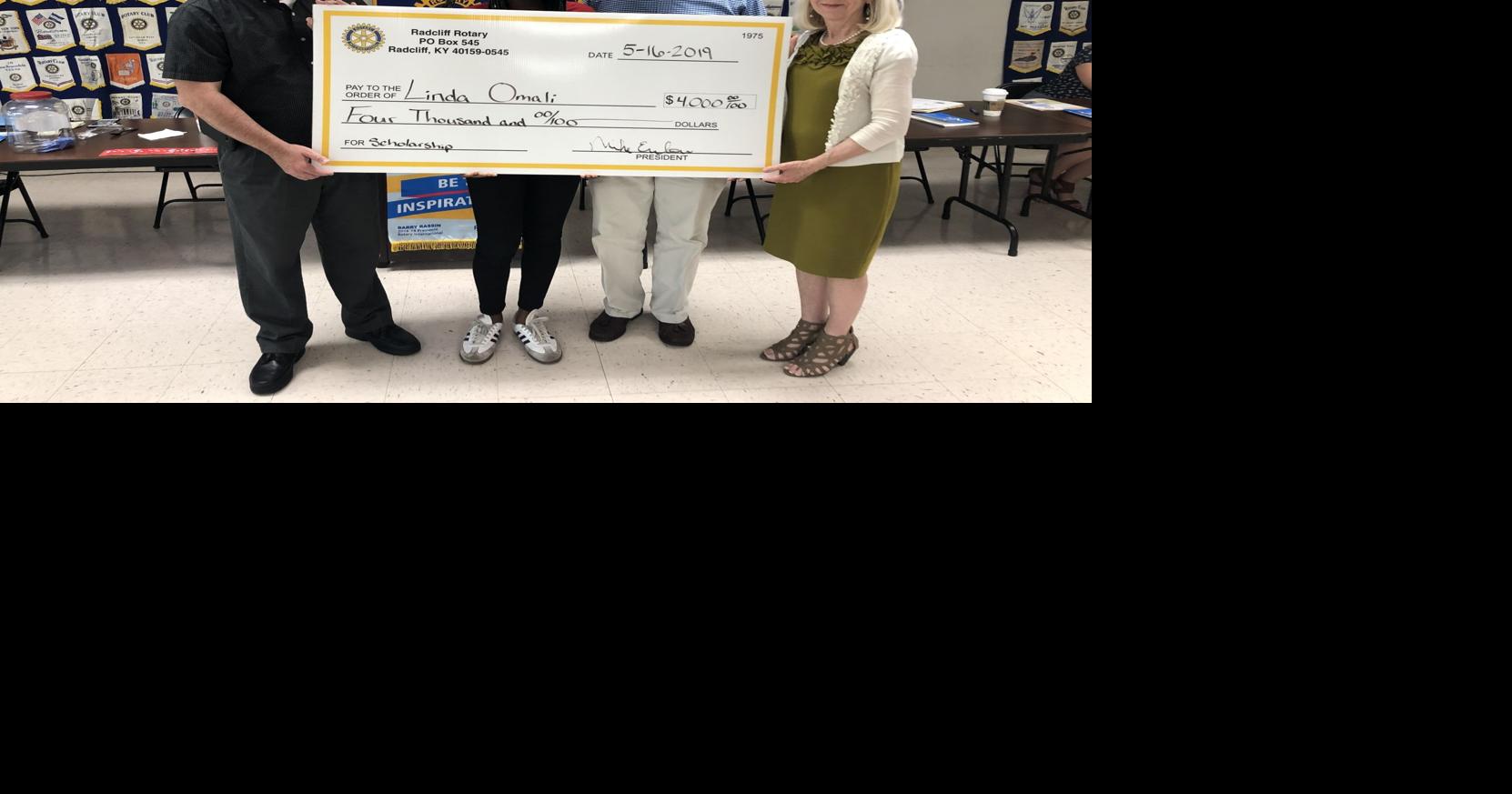 Radcliff Rotary Club members present scholarships | Neighbors ...