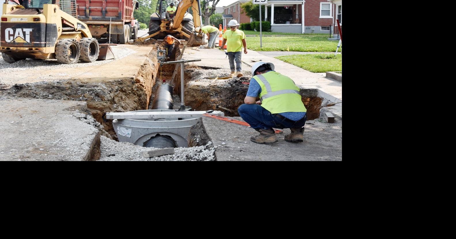 Drainage work on Terry Court | Local News | thenewsenterprise.com