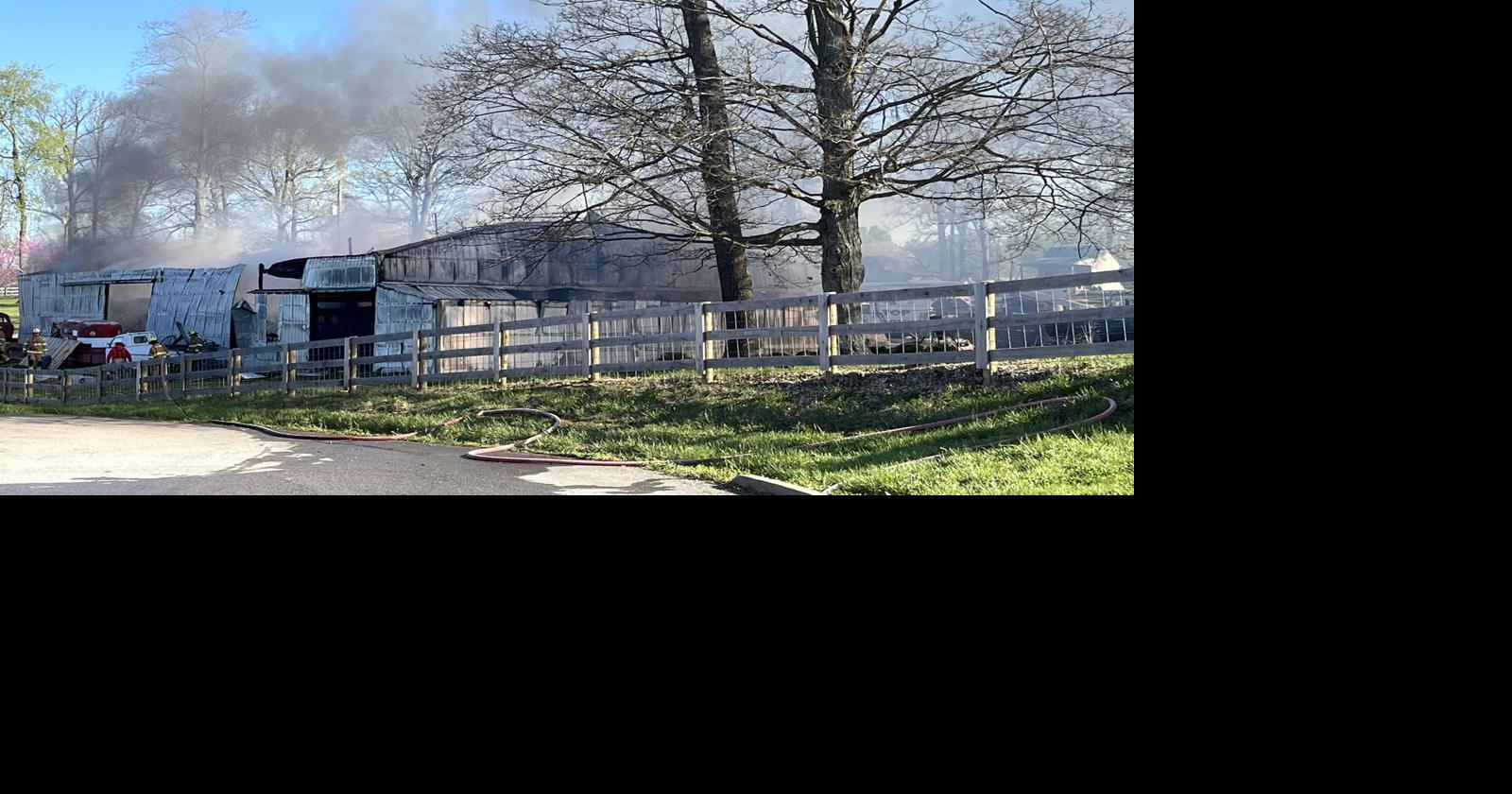 Responding to barn fire | Local News | thenewsenterprise.com