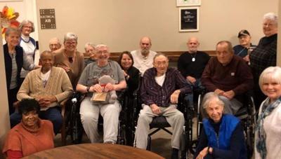 Cecilia Homemakers visit local veterans