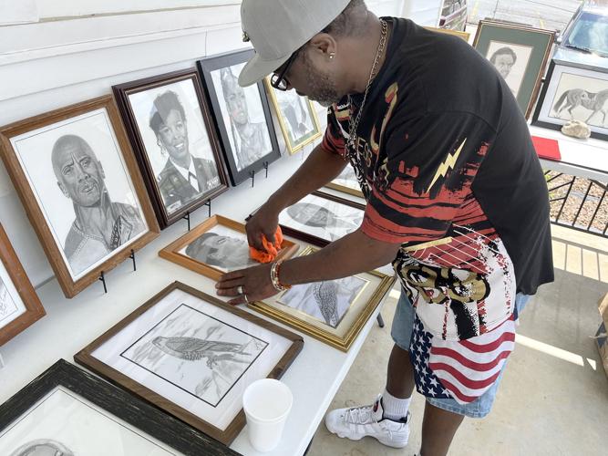 Dante Patterson uses art to move forward Monday's Man