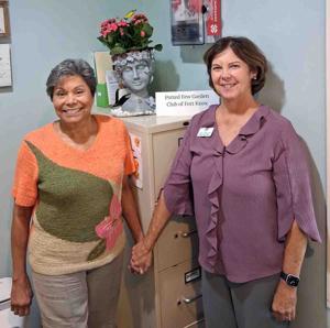 Potted Few members participate in Garden Club Week