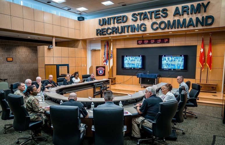 Surrounding state civilian aides to the Secretary of the Army visit