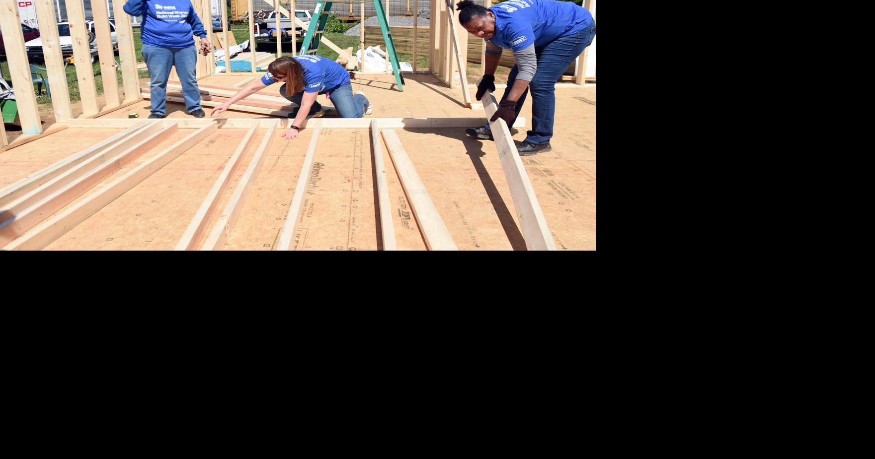 Women volunteers help to build Habitat for Humanity house | Local News ...