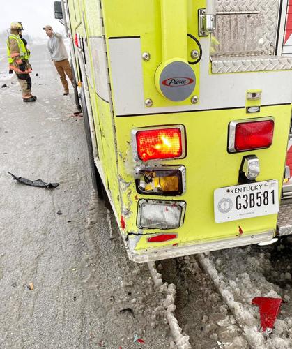 Glendale fire truck hit while responding to an emergency call | Local ...