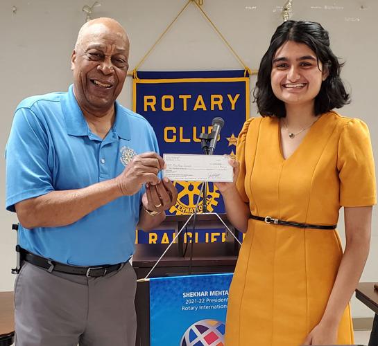 Radcliff Rotary Club members award speech contest winners Neighbors