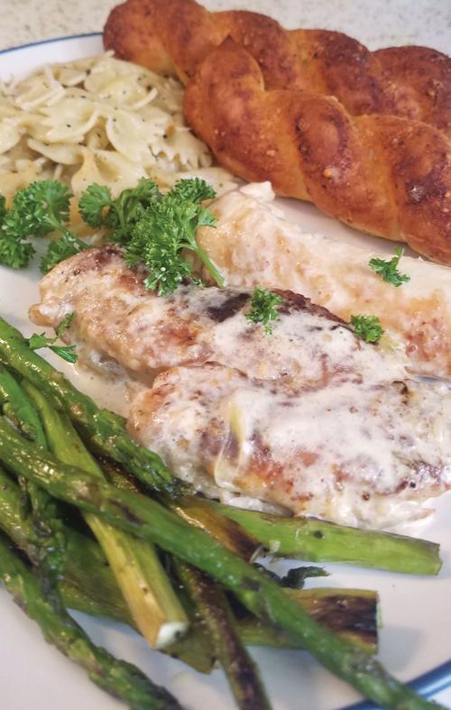Try garlic chicken for fine dining night