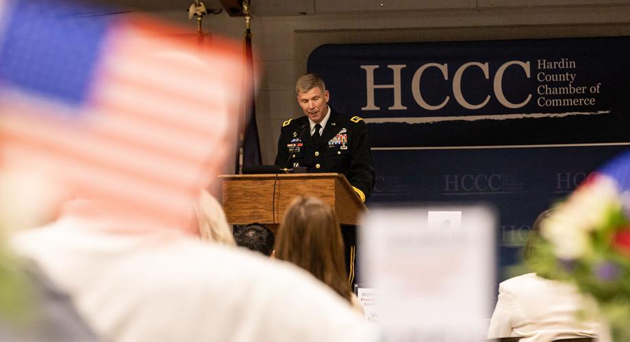 V Corps deputy commander comes home for Chamber luncheon | News Alert ...