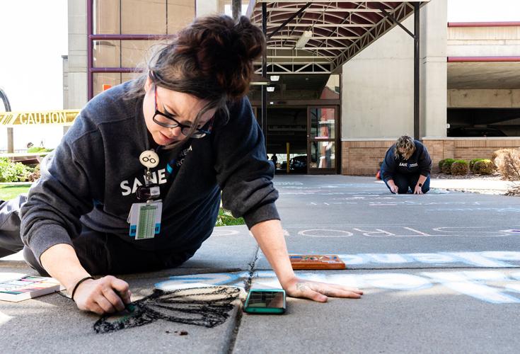 Chalk Messages Encourage Awareness Of Sexual Violence Local News 2644