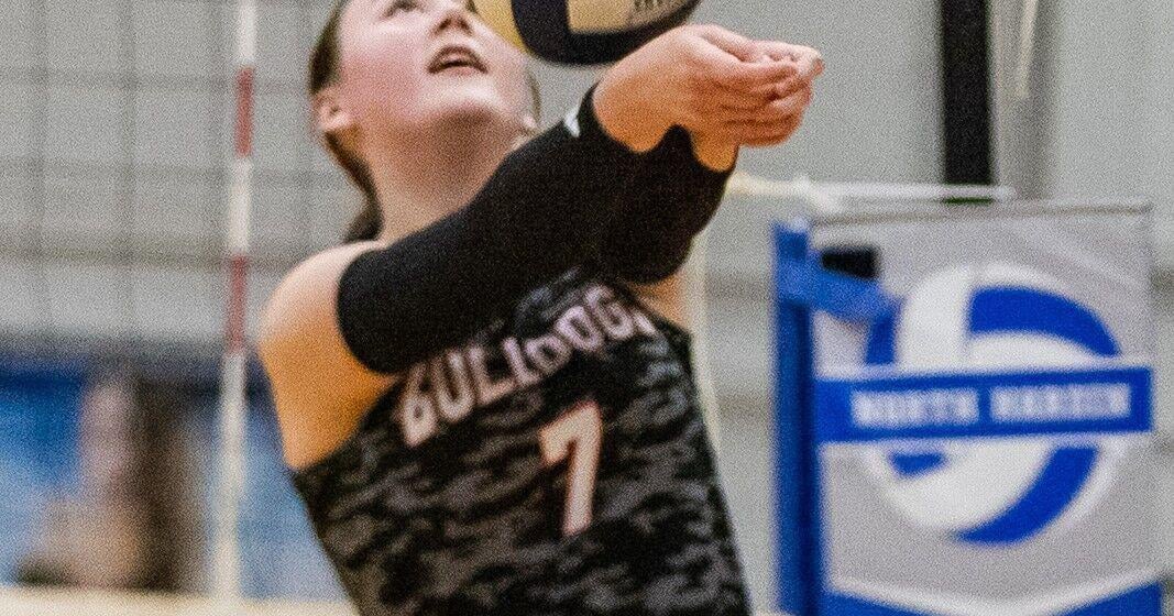 John Hardin volleyball hitting attack sparks Bulldogs to sweep North