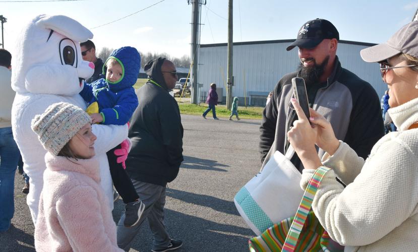 Cold, inspiring fun at Community Easter Egg Hunt | Local News ...