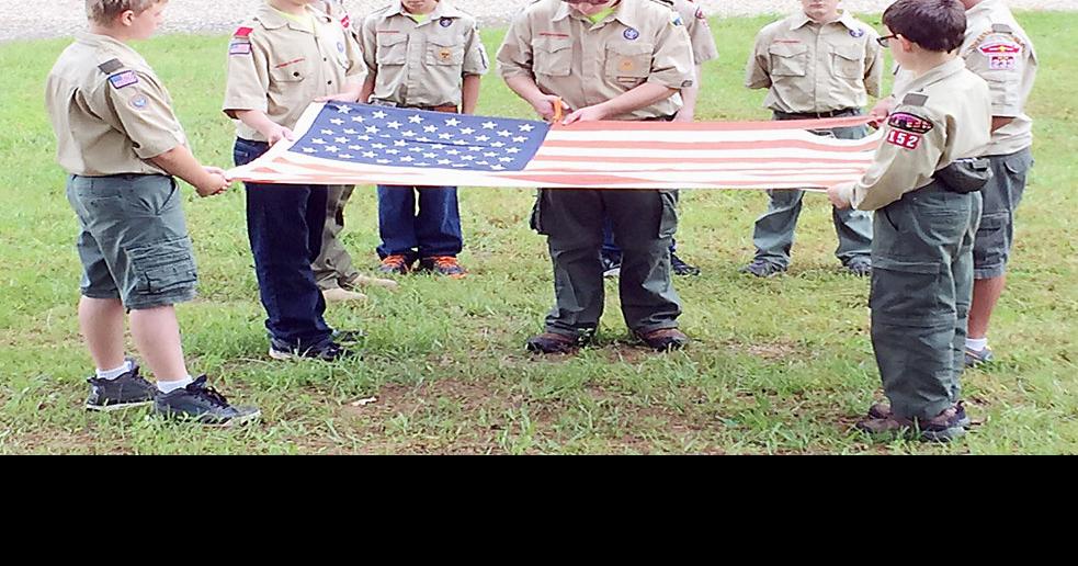 Boy Scout Troop 152 preforms flag retirement ceremony | Neighbors ...