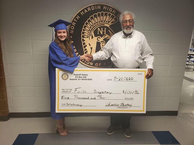 Radcliff Rotary Club members present scholarships Neighbors