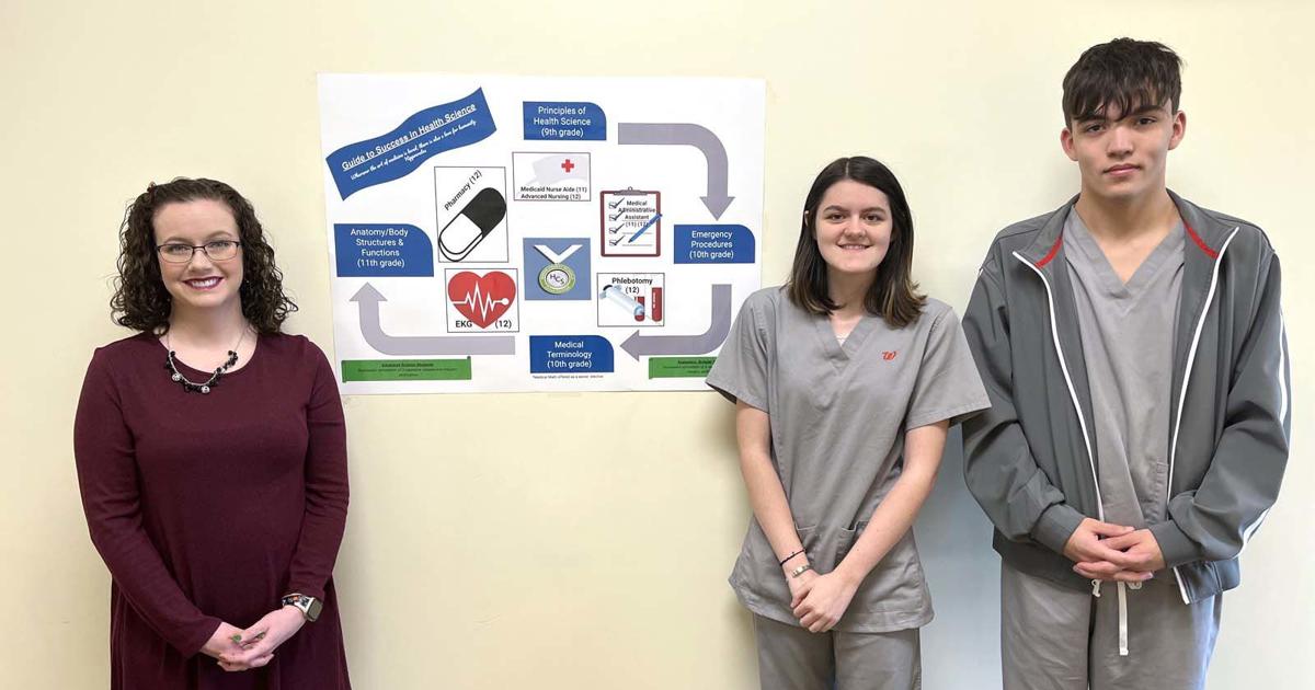 Students earn four health science certifications for first time