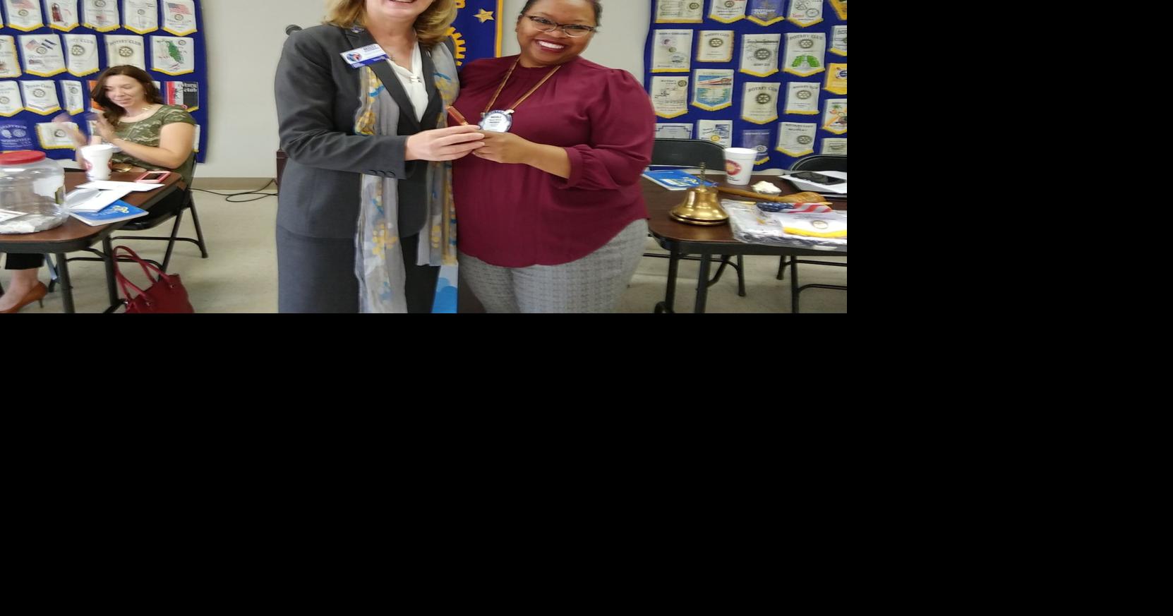 Radcliff Rotary Club members Missy Eckenberg Neighbors