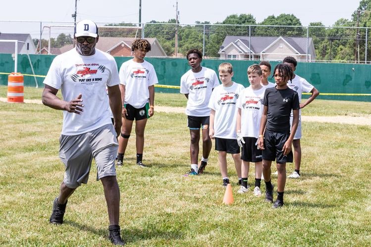 NFL stars impart knowledge on young athletes at camp in Radcliff